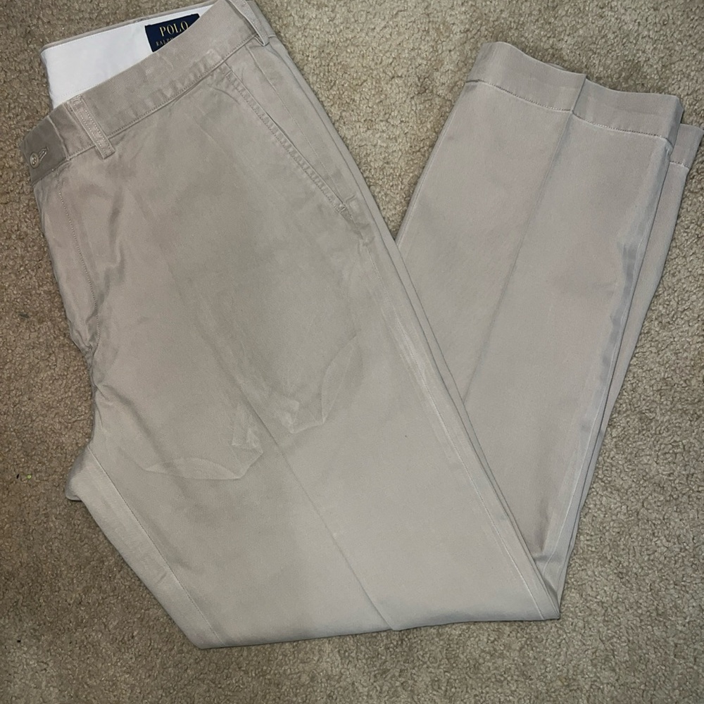 Ralph Lauren Men's Light Gray Chinos